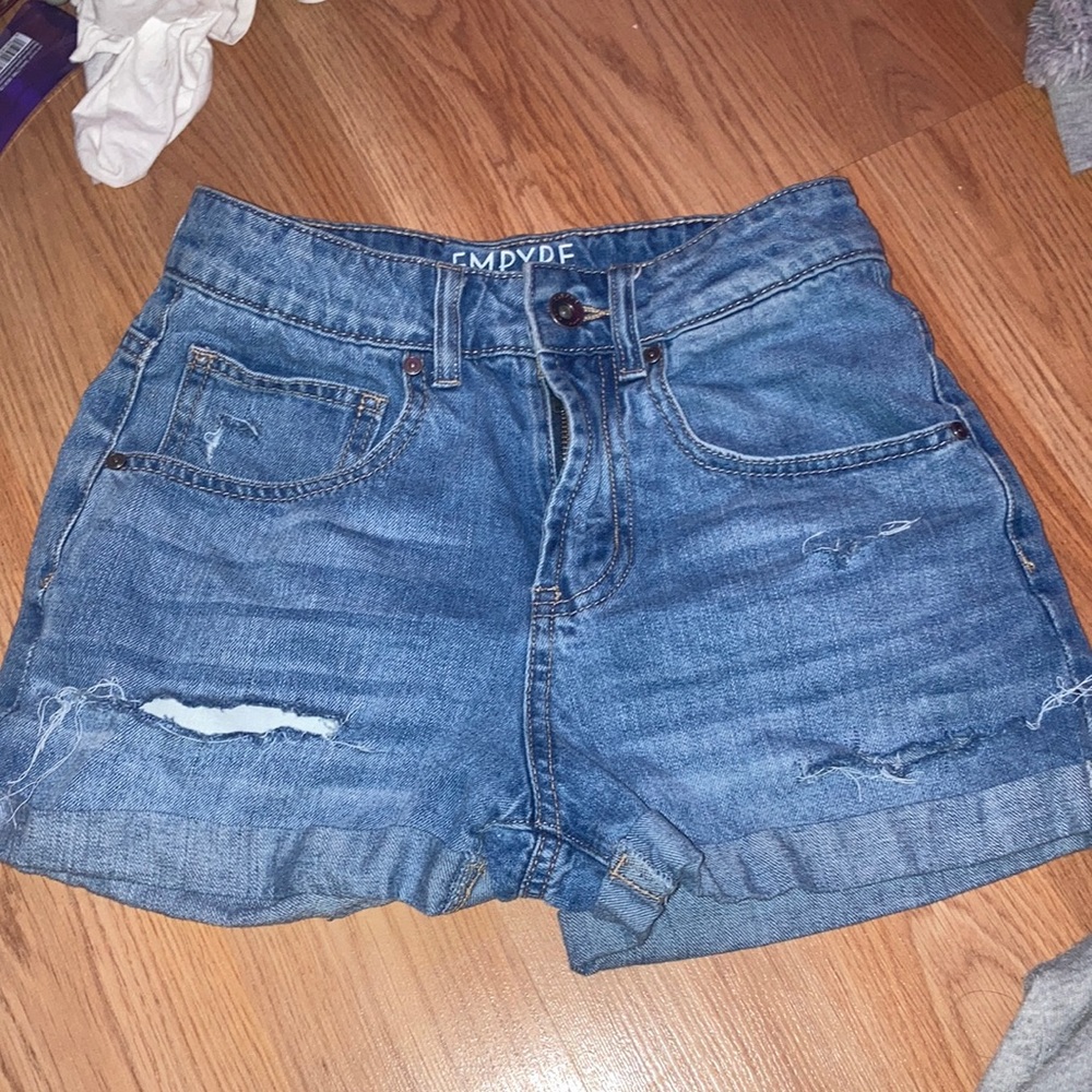Zumies Empyre Melonie Ripped Denim Shorts